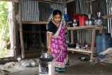 Bangladeshis clean up after devastating floods