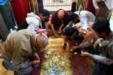 Myanmar pilgrims return to Buddha's golden footprints