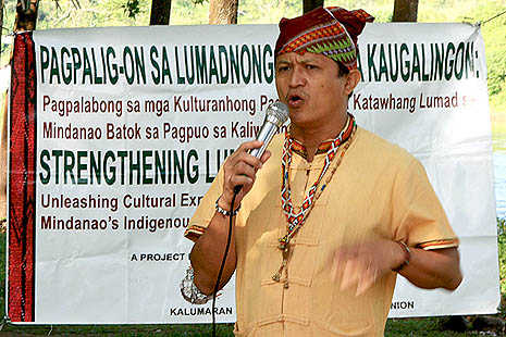 Mindanao tribes make early Earth Day