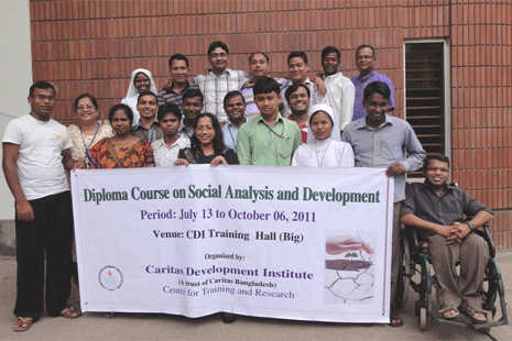 Caritas finishes fourth training course