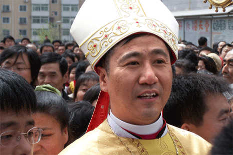 China suspends 'open' bishop