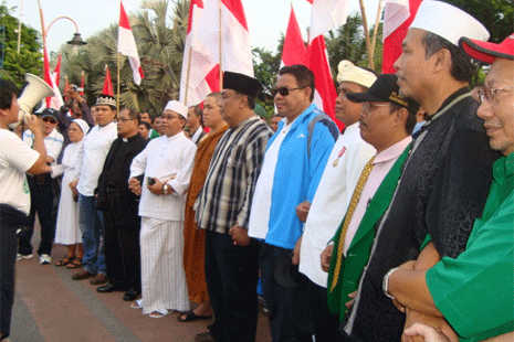 Peaceful rally marks Pancasila Day