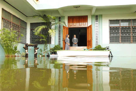 Floods hit Catholic institutions