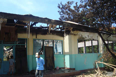 Fire damages two schools in Kupang