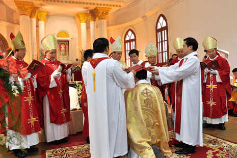 Nanchong diocese ordains bishop