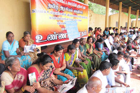 Tamil supporters start hunger strike