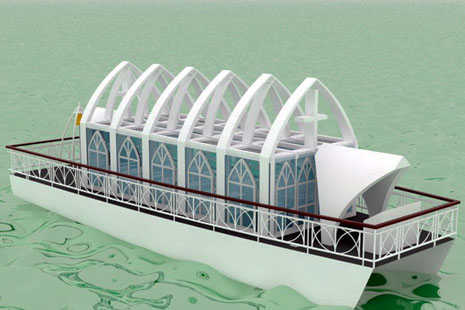 Floating ‘water chapel’ to serve tourists