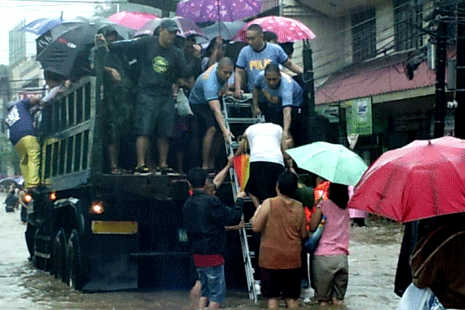 Filipinos happy with disaster response
