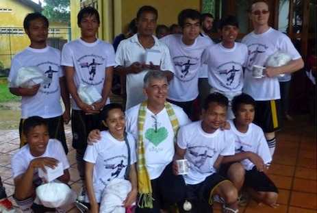 Landmine victims and survivors take part in soccer tournament