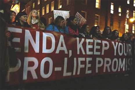 Thousands in Dublin rally against legalized abortion