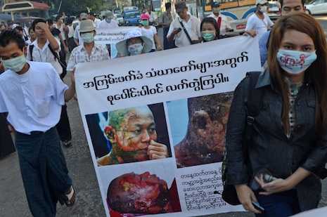 Protesters seek apology for crackdown