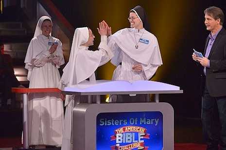 Dominican sisters hope for a hit on TV Bible game show
