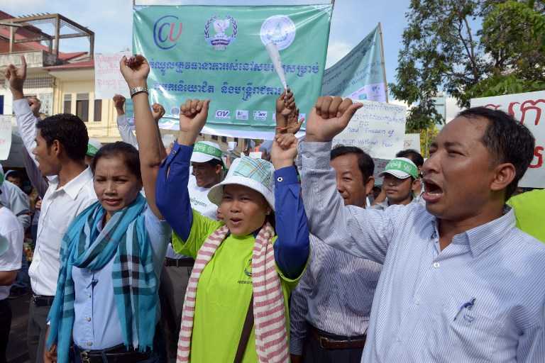 Cambodia's workers flex their muscles