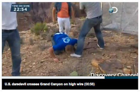 Daredevil thanks Jesus after first Grand Canyon tightrope walk
