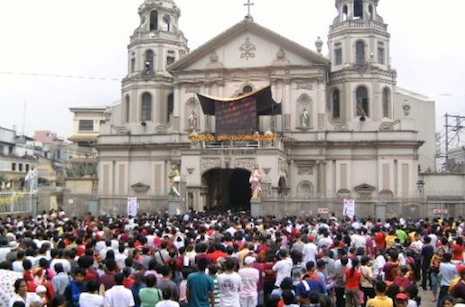 Manila church sprayed in anti-dengue drive