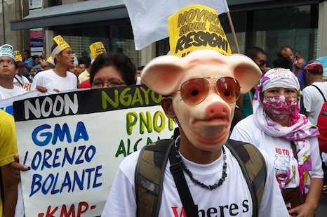 Manila people rise again in 'pork barrel' protest