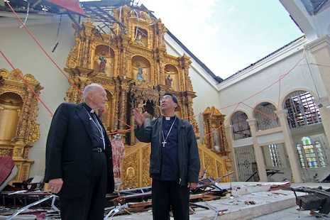 Catholic relief targets two centers ravaged by typhoon