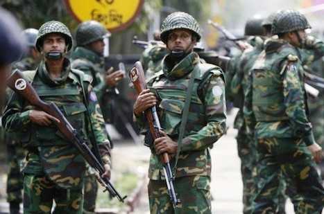 Bangladesh troops to curb pre-election violence 