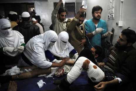 Mosque blast kills eight during evening prayers