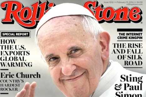 Pope Francis makes the cover of Rolling Stone