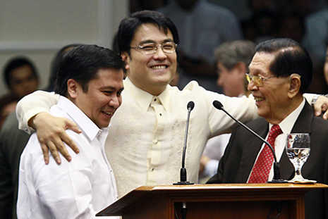 Philippine senator turns himself in to police
