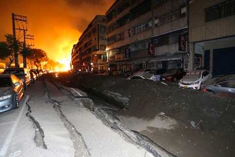 Taiwan gas explosions kill at least 27 and injure 270