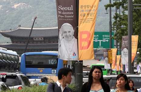 Pope Francis sends video message to Korea ahead of visit