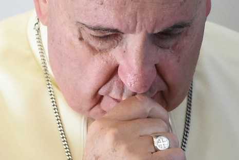 Pope Francis prays for journalists killed in Gaza
