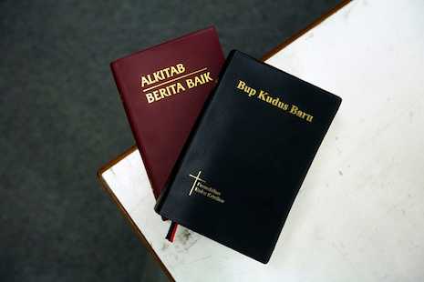 Christians push back after Muslim leaders stamp Malaysian bibles with warning 