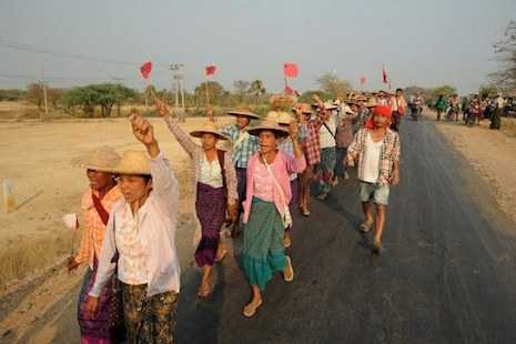 Protester shot dead during clash with police near Myanmar mine