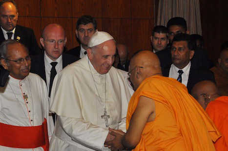 Pope calls on Sri Lankan religious leaders to seek true reconciliation