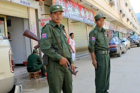 Civilians flee violence in Myanmar-China border area