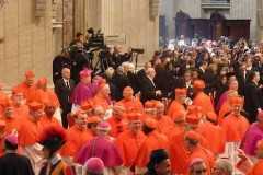 Pope opens consistory, asks cardinals to back reform