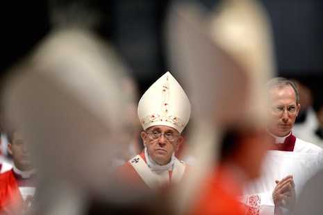 Pope urges new archbishops to practice what they preach