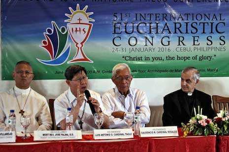 Cardinal Tagle appeals for International Eucharistic Congress donations