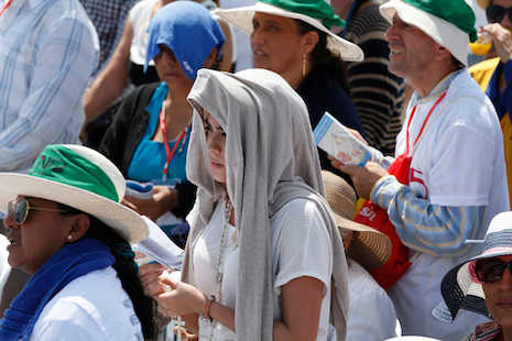 Families need prayers, mercy, courage, pope says