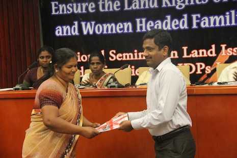 Sri Lanka's war widows seek return of land