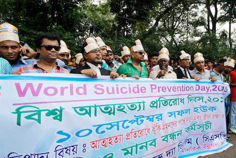 Rise in suicide cases troubles Bangladesh health activists