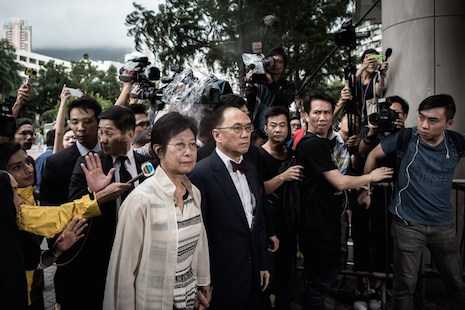 Hong Kong's former chief executive faces corruption charges