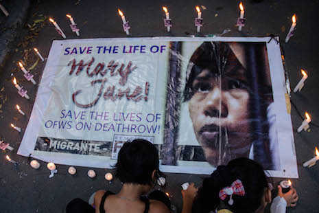 Death not imminent for Philippine woman imprisoned in Indonesia