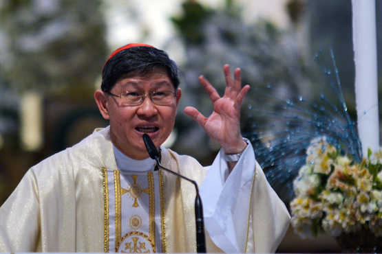 Tagle lashes out at politicians as election season starts