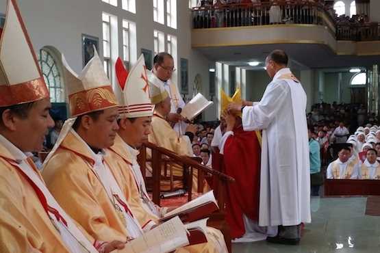 Mainland China has 112 bishops, 99 in active ministry
