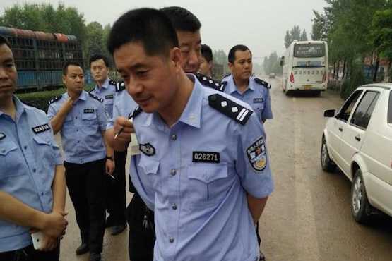 Police in China block Catholic response to church desecration 