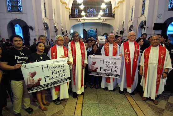 Church groups campaign against summary executions