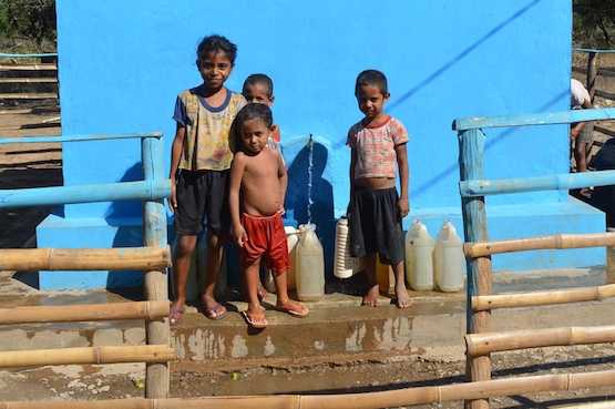 Timor-Leste villagers laud Jesuit's clean water project