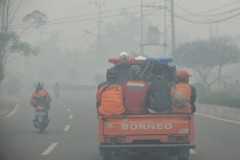 Respiratory ailments surface as haze blankets Borneo