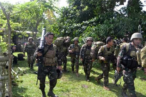 Philippine military offensive displaces thousands