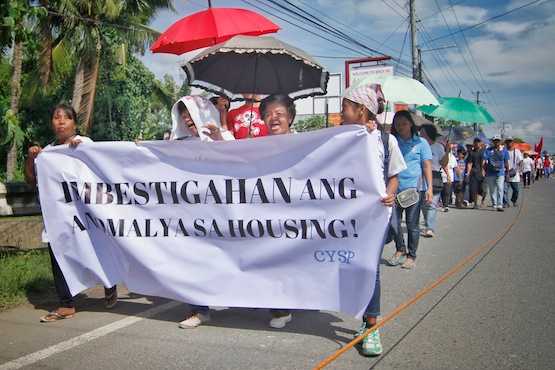 Typhoon Haiyan survivors demand land rights