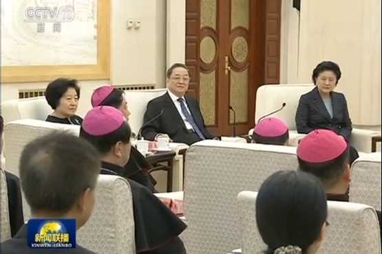 China’s state leader meets Catholic representatives 