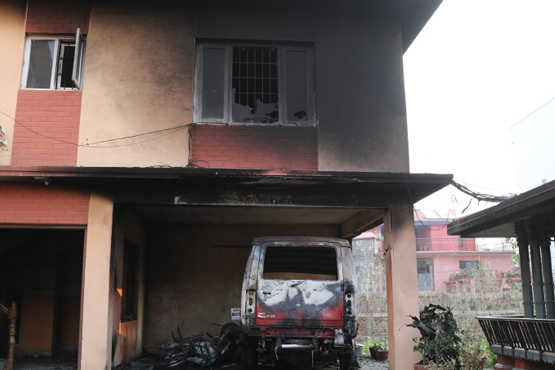 Arson attack on church in Nepal